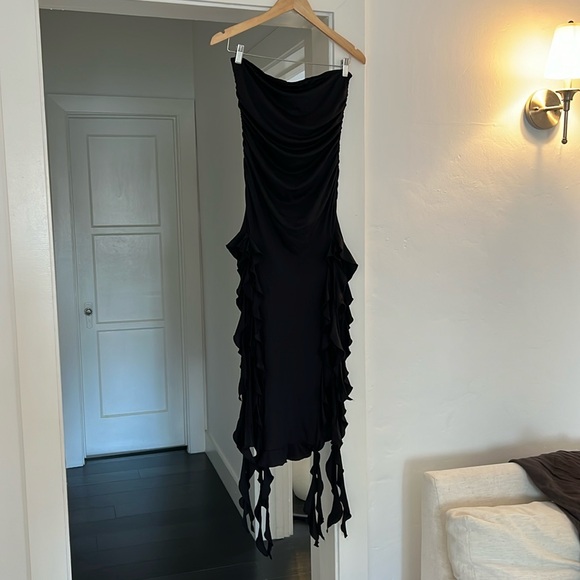 LIONESS - Rendezvous Strapless Dress - Black (Licorice) *Similar to Fanci Club - Picture 1 of 7